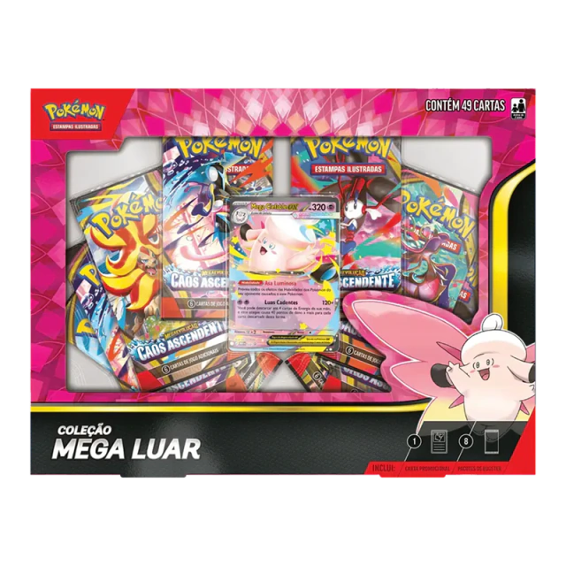 Kit com 2 Box Coleção Mega Luar - Mega Gengar EX e Mega Clefable EX-thumbmail-2