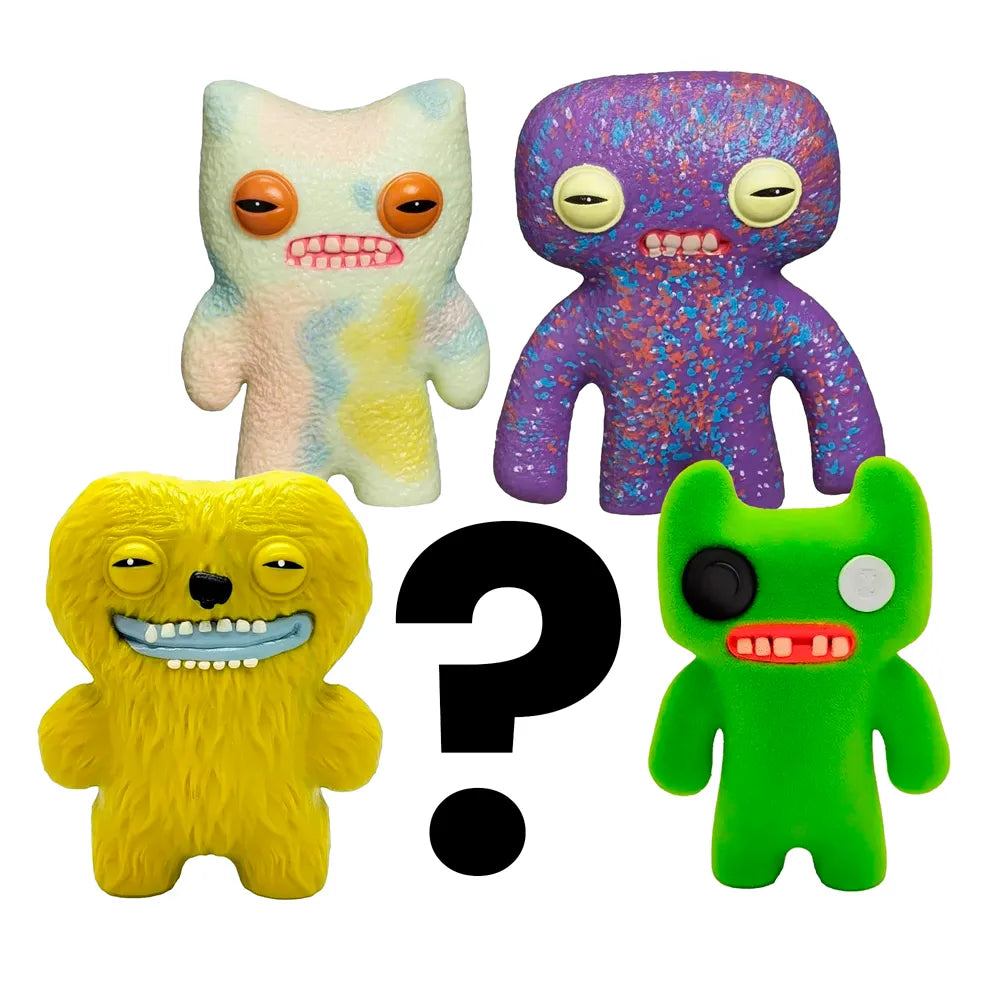 Kit com 5 Mini Bonecos Fuggler 6cm Verde, Tie-Dye, Roxo e Amarelo-thumbmail-2
