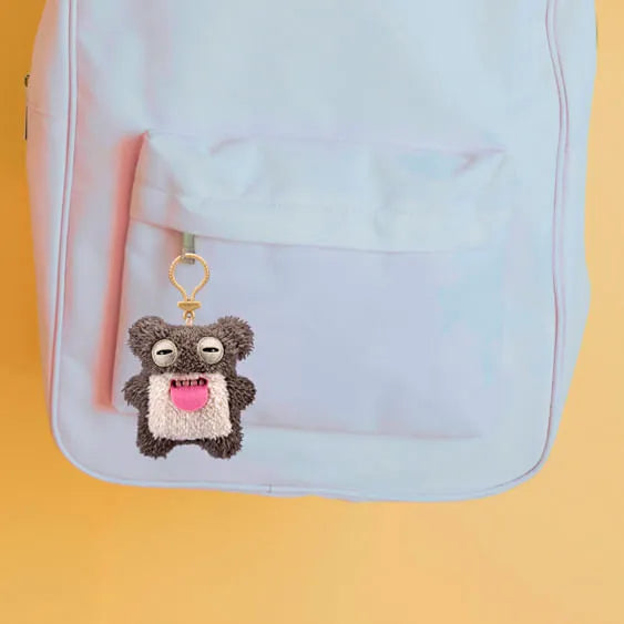 Chaveiro de Pelúcia Fuggler Key Rings 13cm - Scarescome Square Bear-thumbmail-3