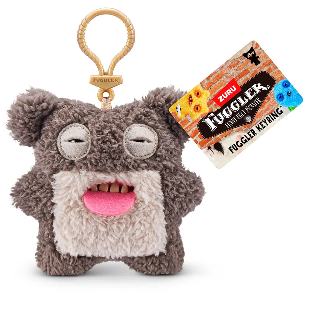 Chaveiro de Pelúcia Fuggler Key Rings 13cm - Scarescome Square Bear-thumbmail-2