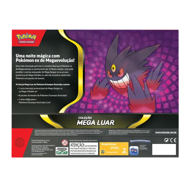 Kit com 2 Box Coleção Mega Luar - Mega Gengar EX e Mega Clefable EX-thumbmail-5