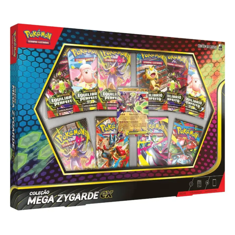 Box Pokémon - Coleção Mega Zygarde Ex