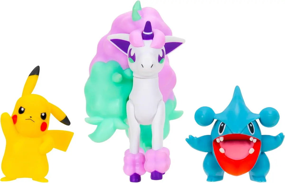3 Bonecos de Batalha Pikachu, Galarian, Bible - Pokémon-thumbmail-2