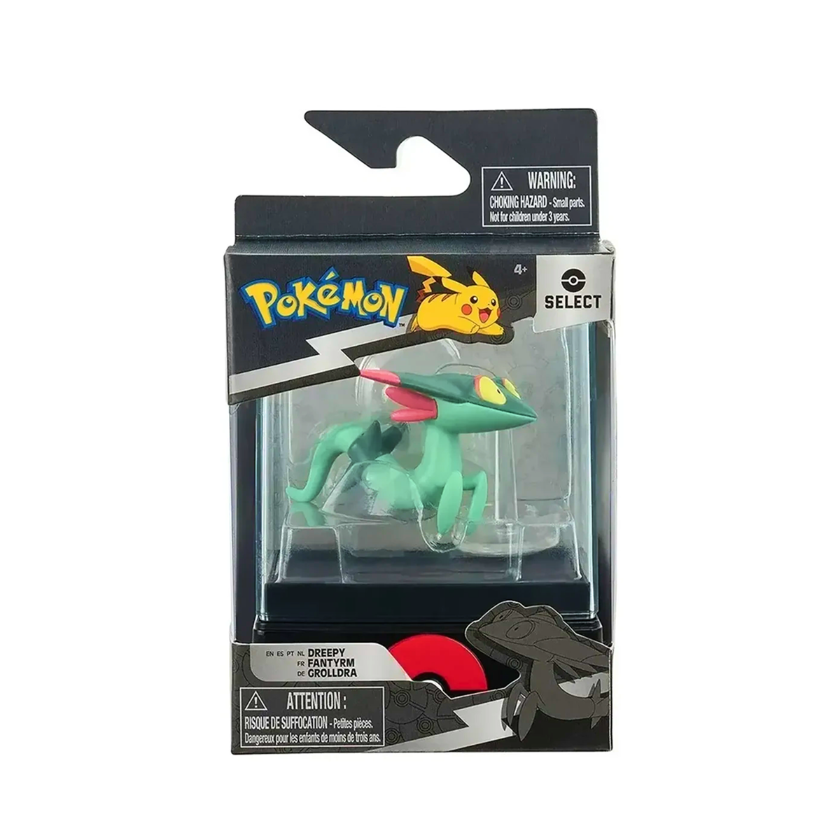 Figura de Batalha 2cm com Case - Dreepy - Pokémon
