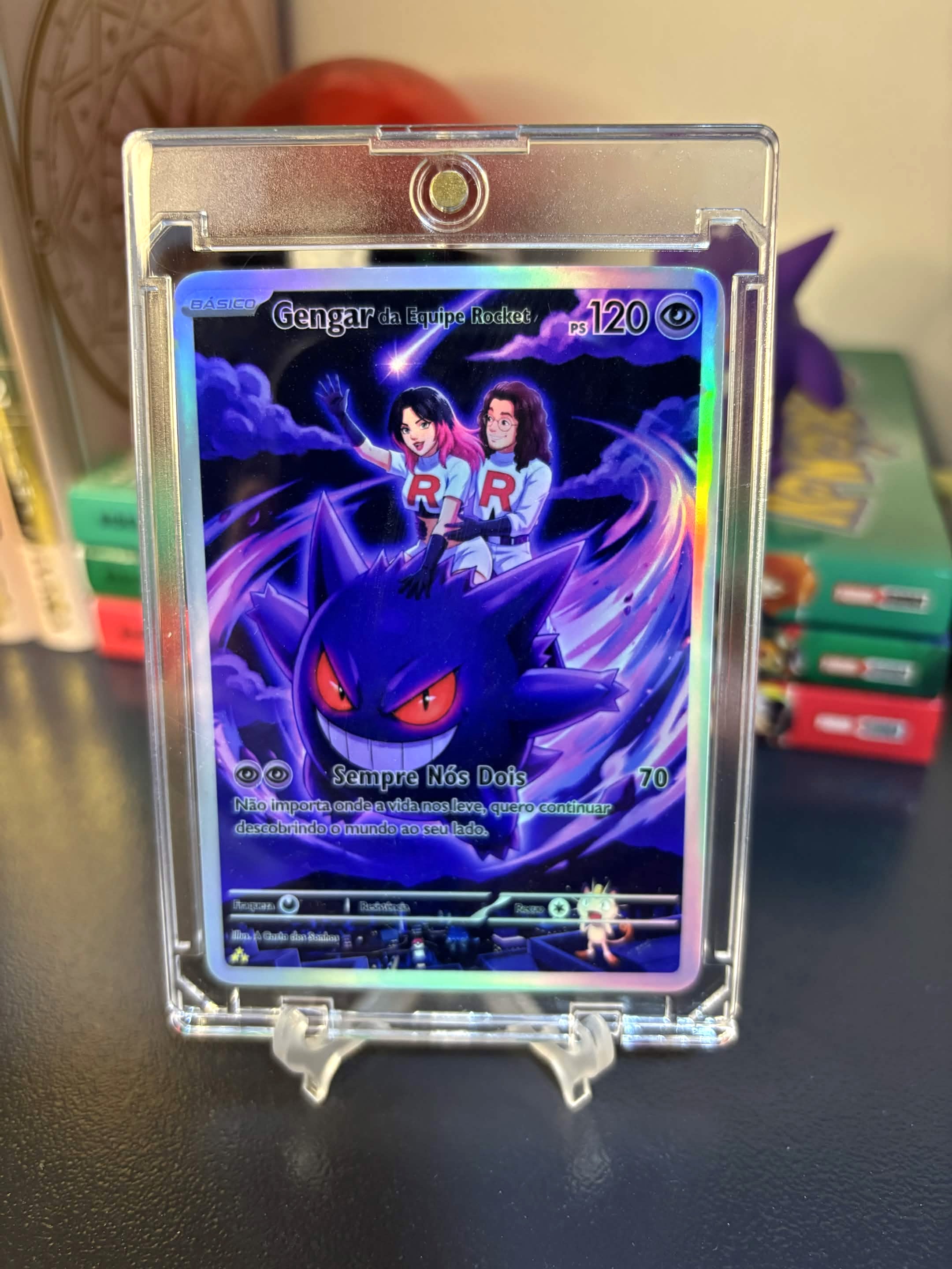 Carta Personalizada com Pokémon Voando - Holográfica-thumbmail-3