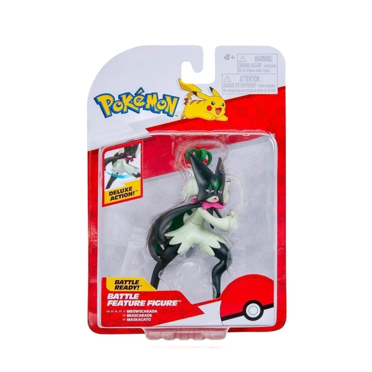 Boneco de Batalha Meowscarada - Pokémon