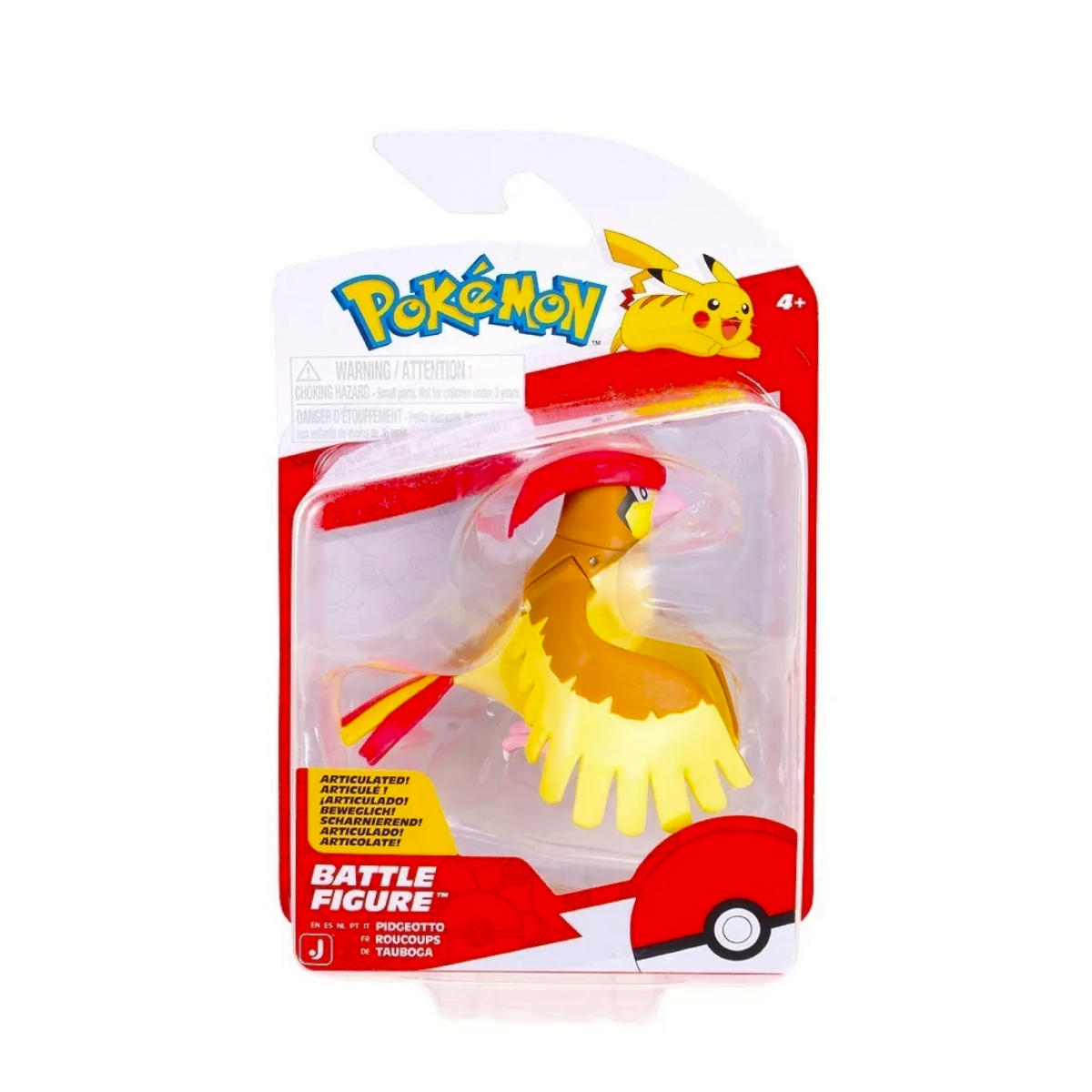 Boneco de Batalha Pidgeotto - Pokémon