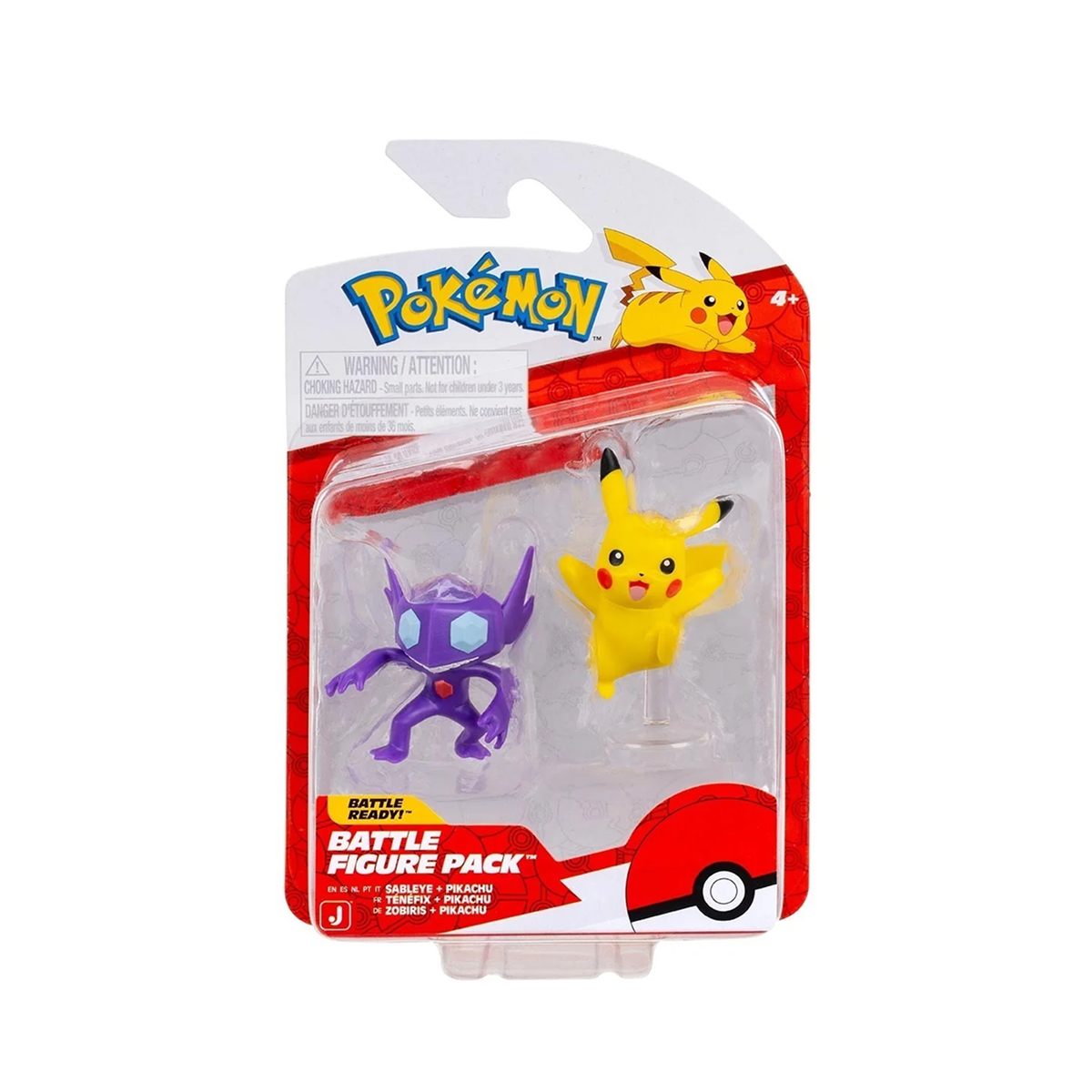 2 Bonecos de Batalha Sableye + Pikachu - Pokémon