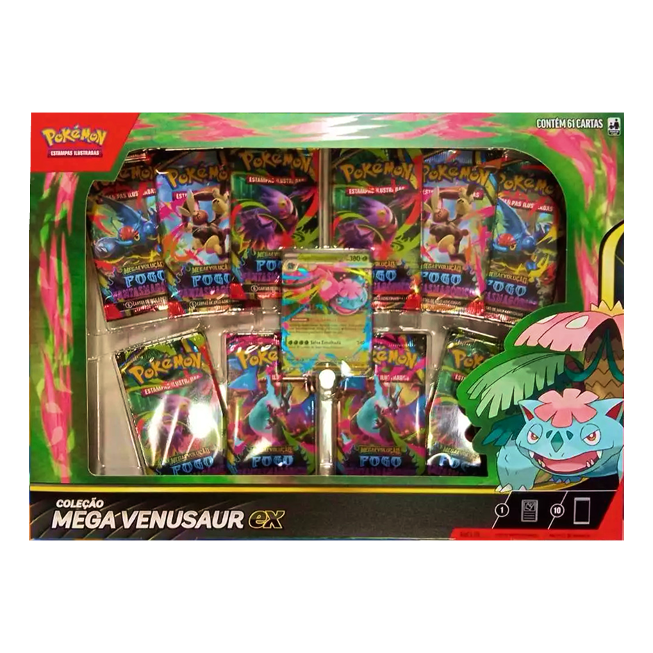 Pokémon Box de Coleção Mega Venusaur Ex