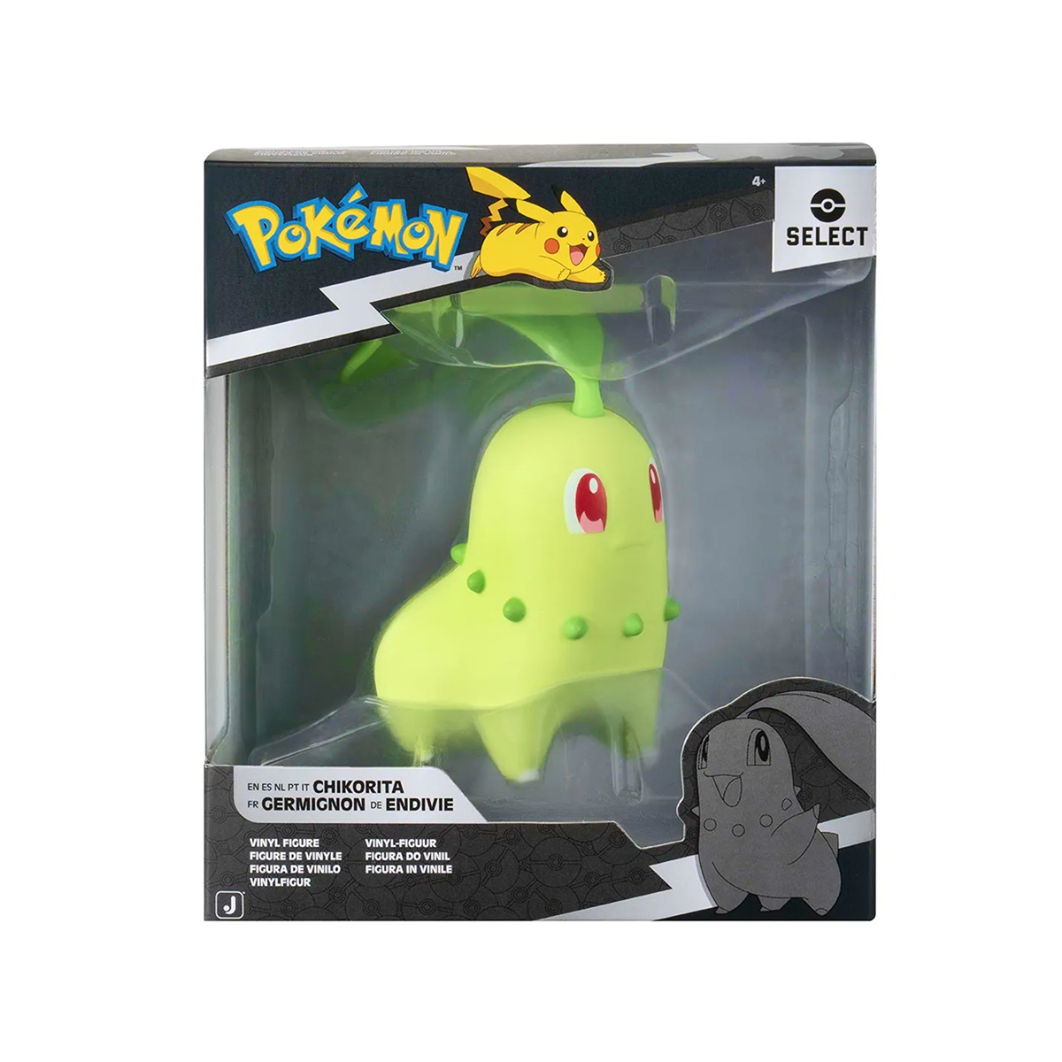Figura de Vinil Chikorita com 9cm - Pokémon