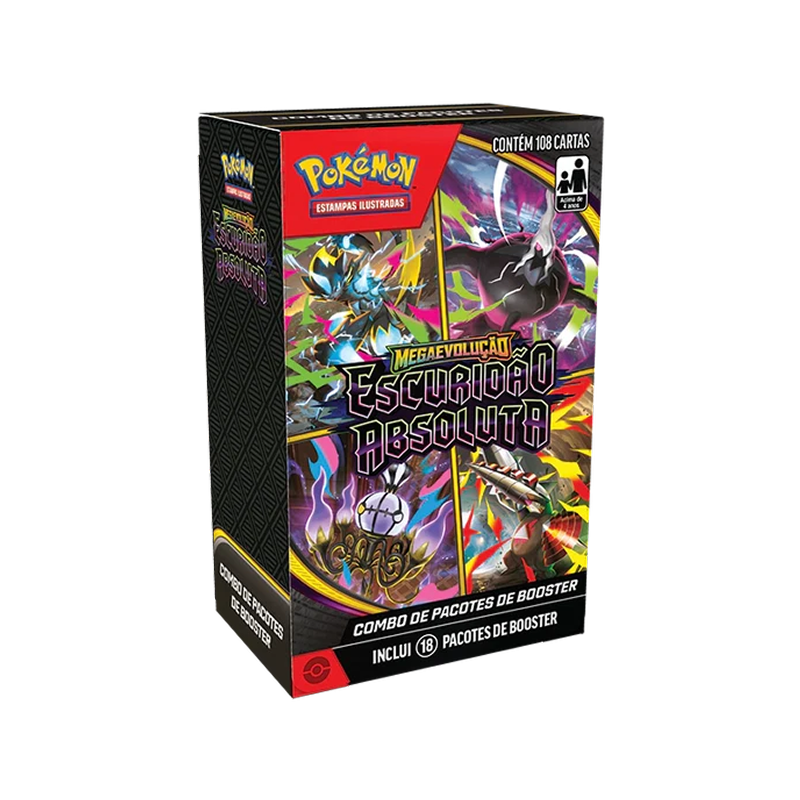 Combo de Boosters Escuridão Absoluta Pokémon TCG – 18 Boosters-thumbmail-1
