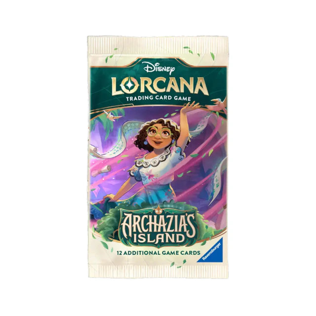 Booster Disney Lorcana Archazia's Island Set 7 com 12 Cartas Original Lacrado