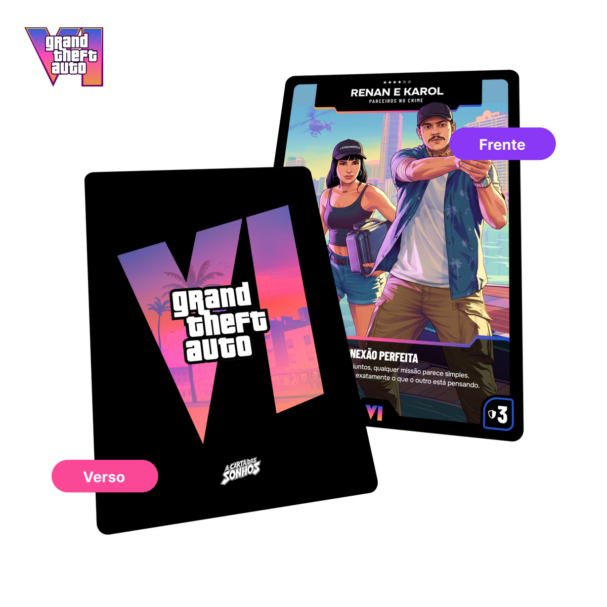 Carta GTA VI Personalizada - Holográfica-thumbmail-2