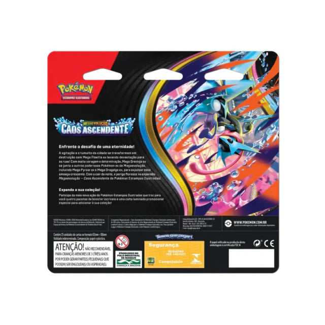Blister Quadruplo Caos Ascendente Toxel Pokémon Megaevolução – 4 Boosters-thumbmail-2