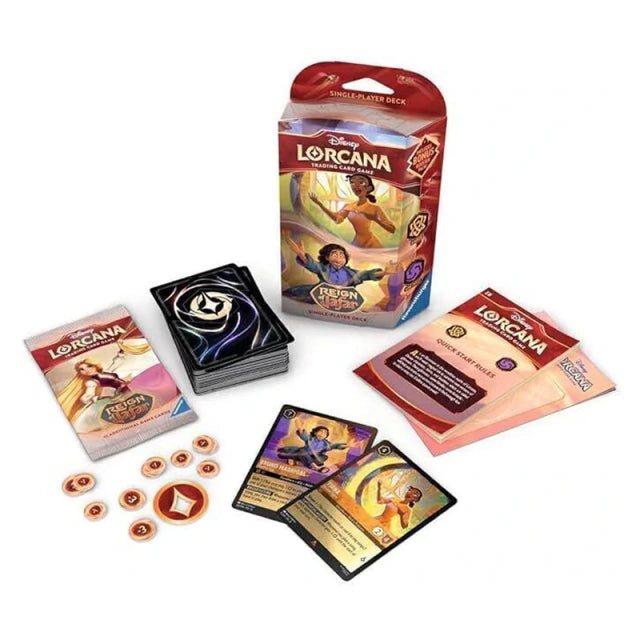Starter Deck Disney Lorcana Tiana & Bruno Set 8 Reign of Jafar Original Lacrado-thumbmail-3